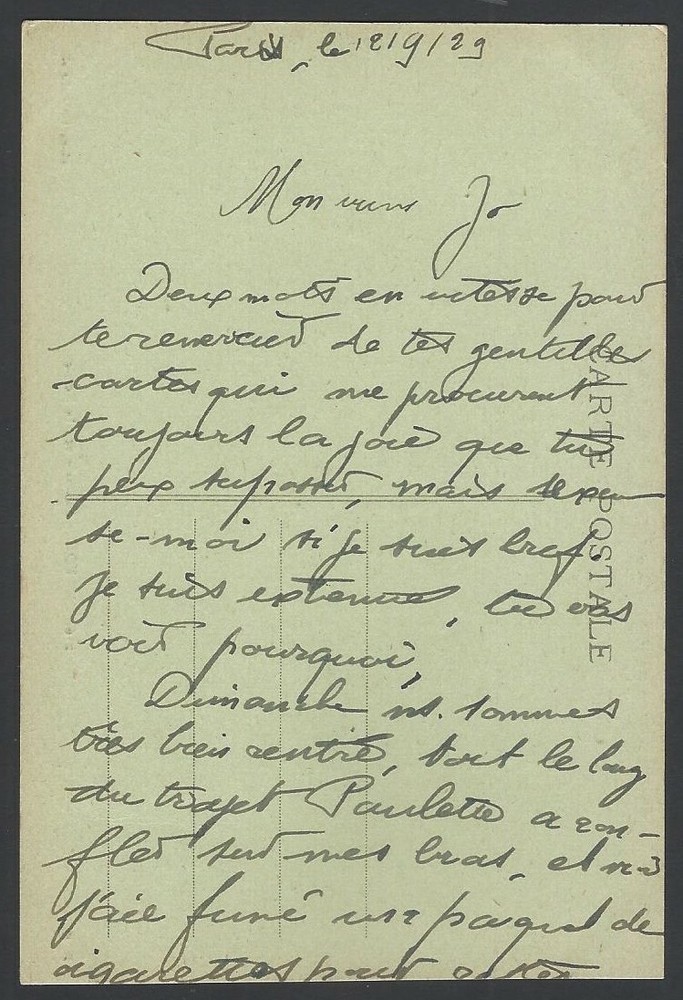 Morocco Warriors on Horseback ppc used 1929