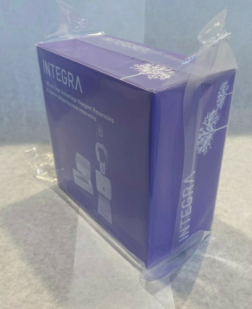 INTEGRA 100 ml Polypropylene Multichannel Reagent Reservoir 50 Disposable Insert