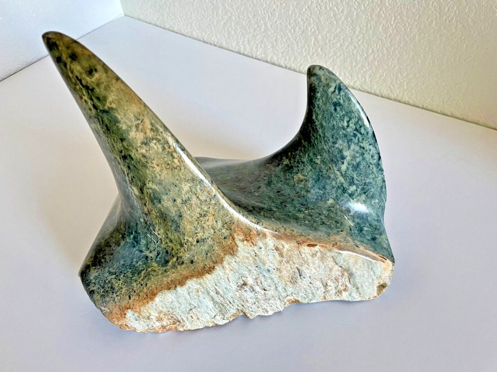 AMAZING STONE SHARK SCULPTURE