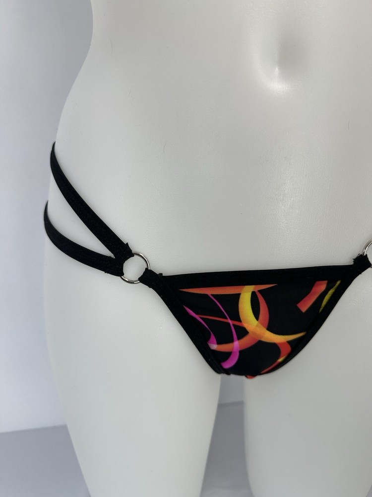 Exotic Dancer Tri Top And Thong Set