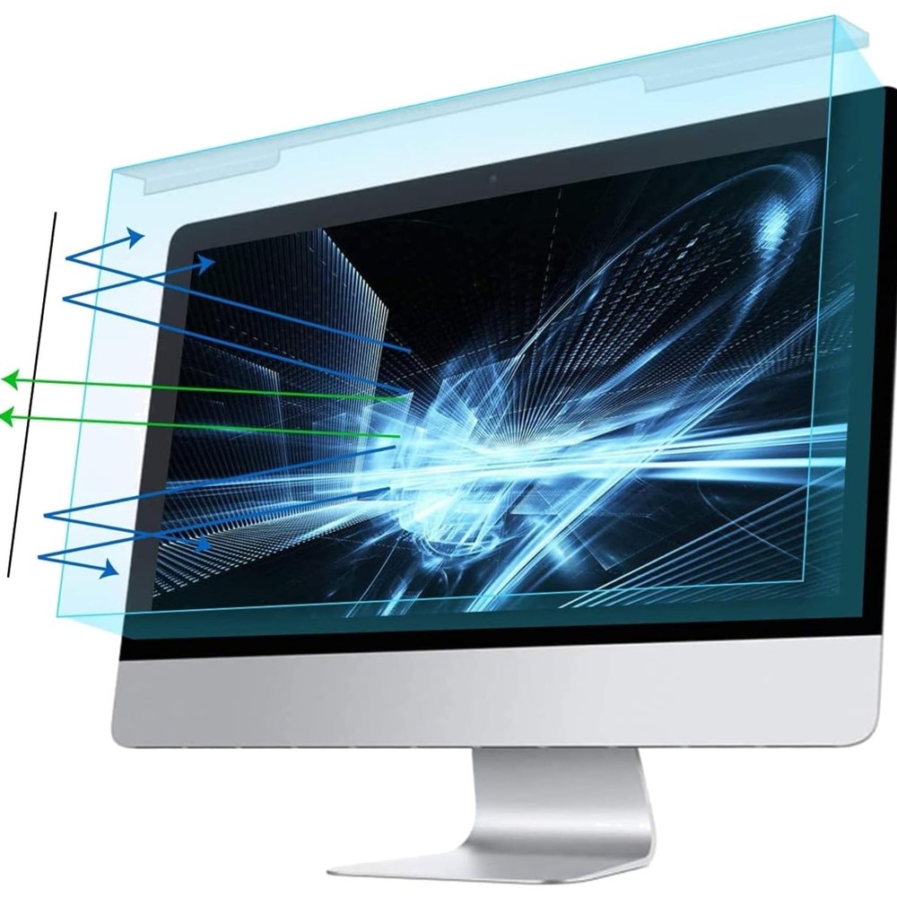 23-24 inch Computer Blue Light Blocking Screen Protector Anti-UV Eye Protecti...