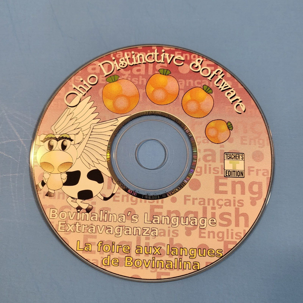 Ohio Distinctive Software Bovinalinas Language 4 Cd Set Teacher Edition 2001