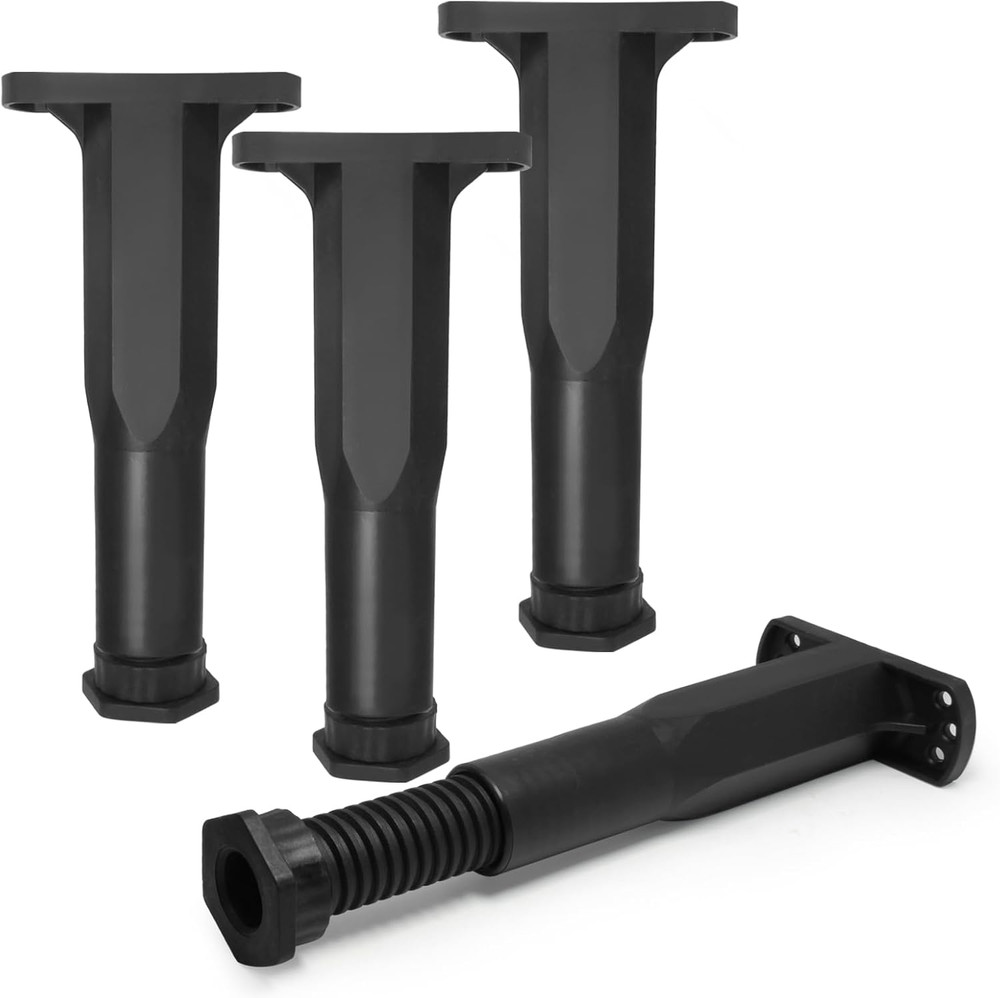 4 Pcs 8.3-15 Inch Adjustable Bed Frame Support Legs, Bed Center Support Bed R...