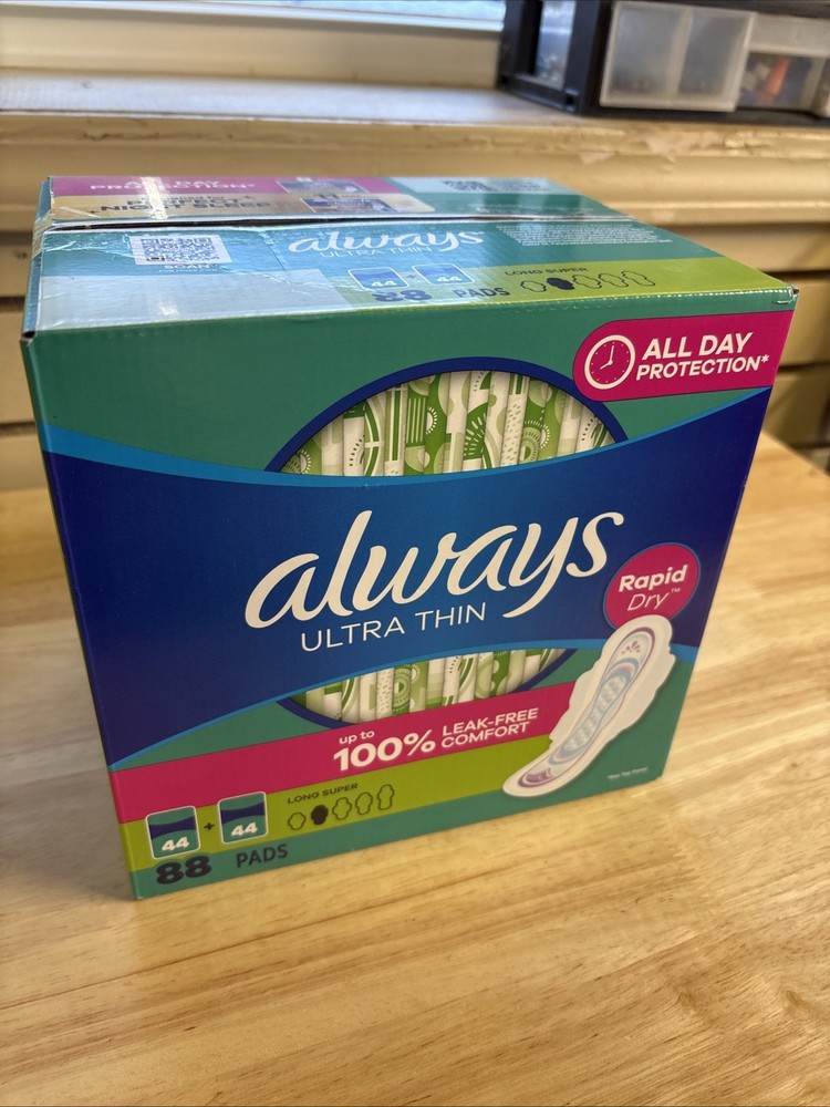 Always Ultra Thin Advanced Protection (4x Protection System) 88 Pads Bin X