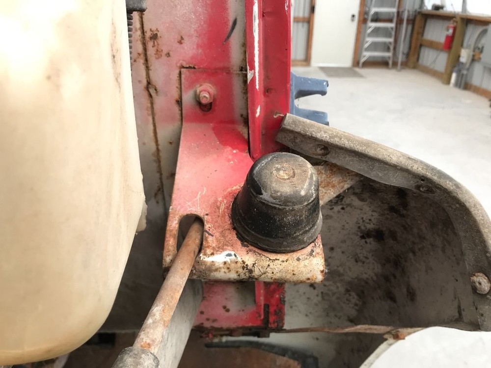 International S1900 Left/Driver Hood Rest - Used