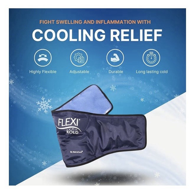 FLEXIKOLD Reusable Cooling Neck Gel Pack - NEW/OPEN BOX