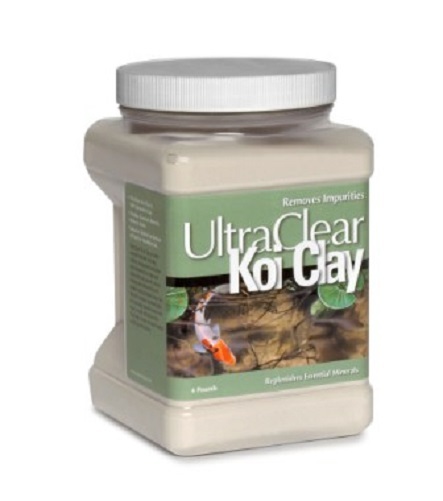 UltraClear 100% Bentonite Koi Clay by ABI Inc. - 4lb Container