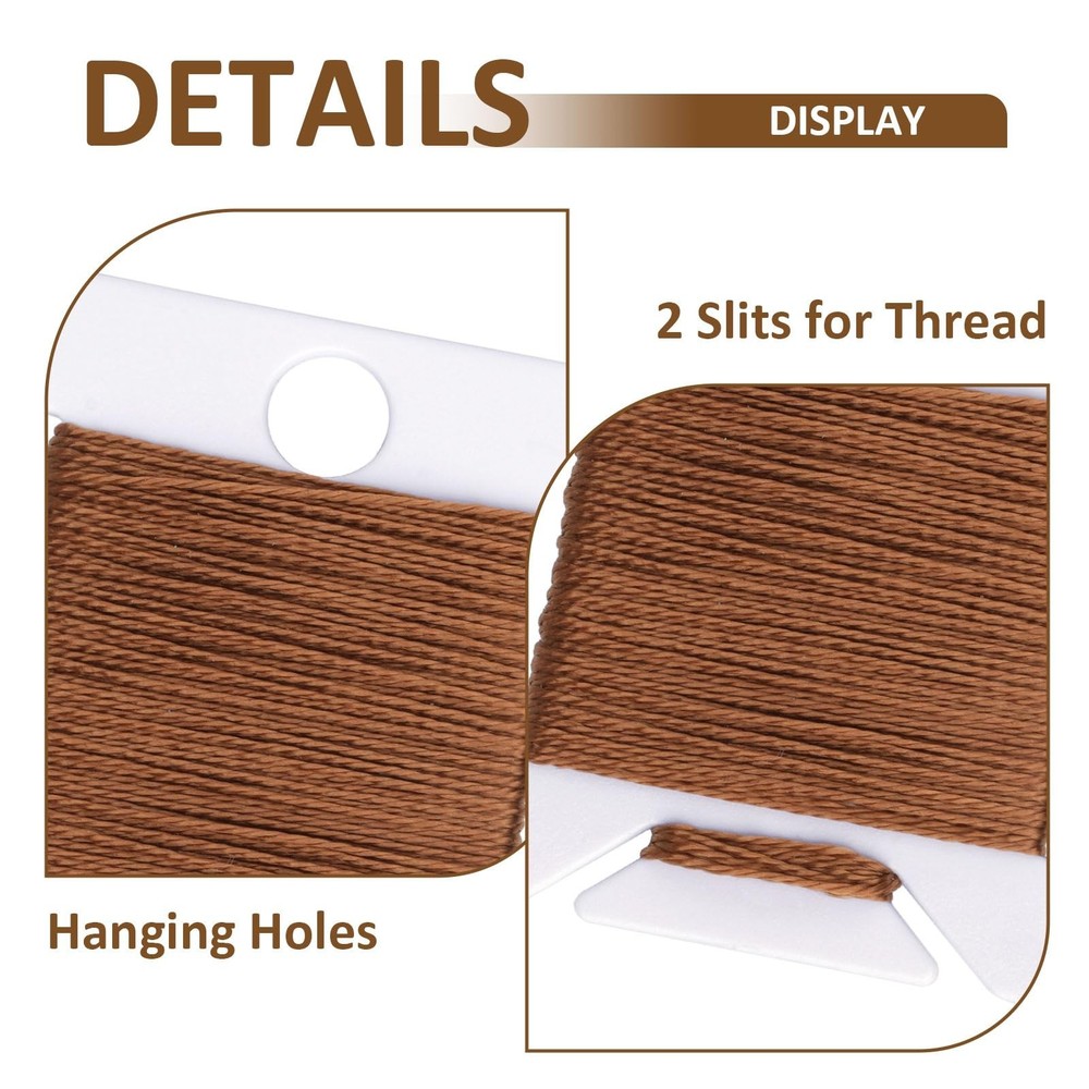 200PCS Embroidery Floss Bobbins Plastic Thread Organizer Sewing Storage