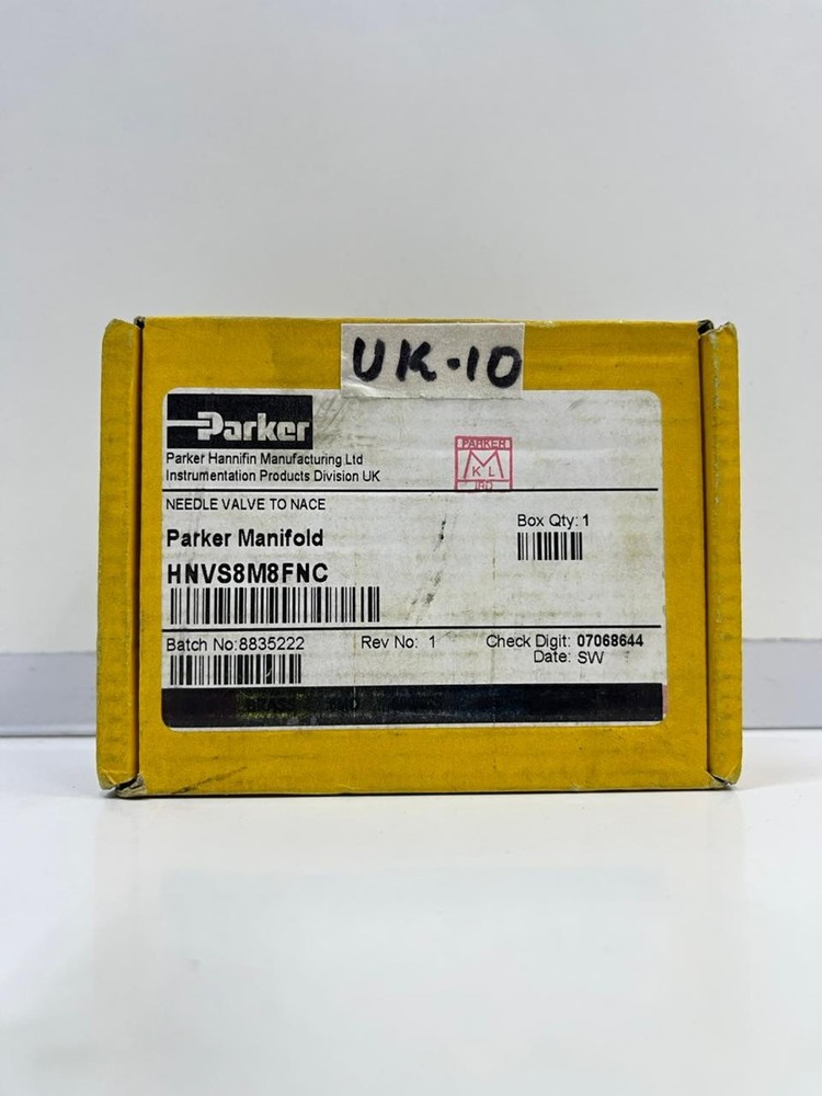 New Parker HNVS8M8FNC Needle Pattern Hand Valves , UK#10