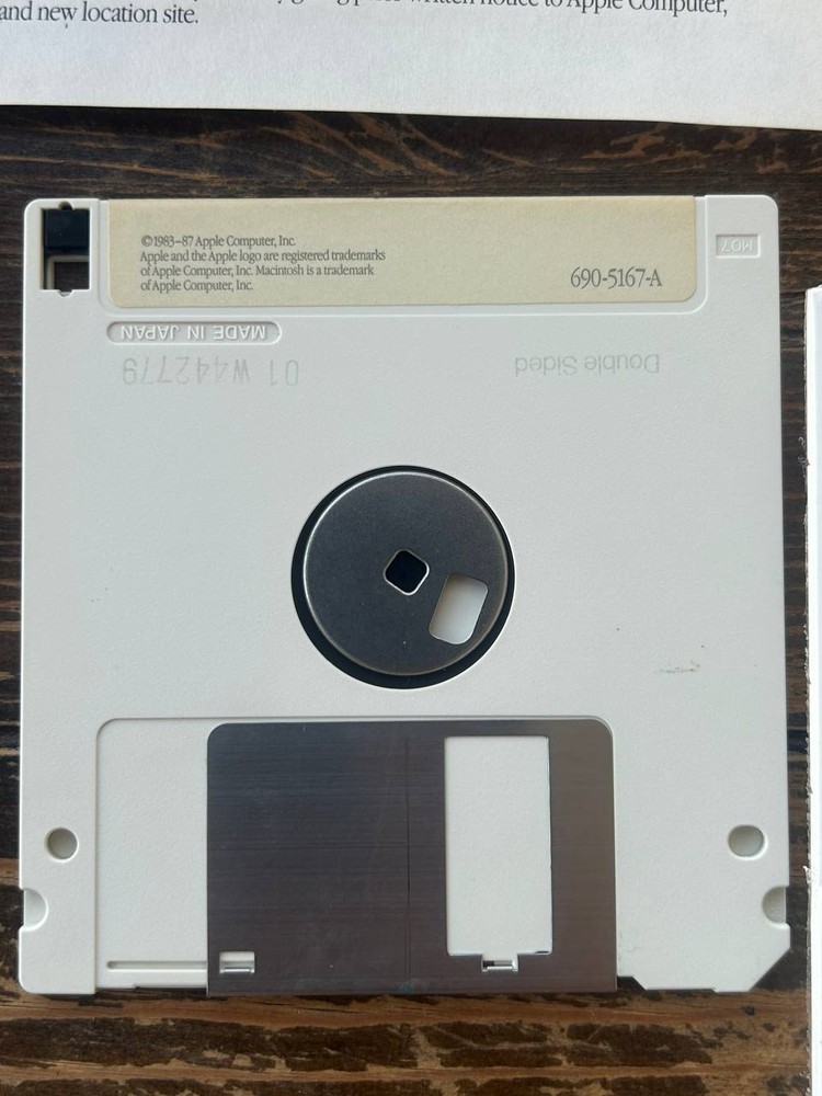 Apple Macintosh System Software Update Version 5.0 Boxed w Disks Manuals