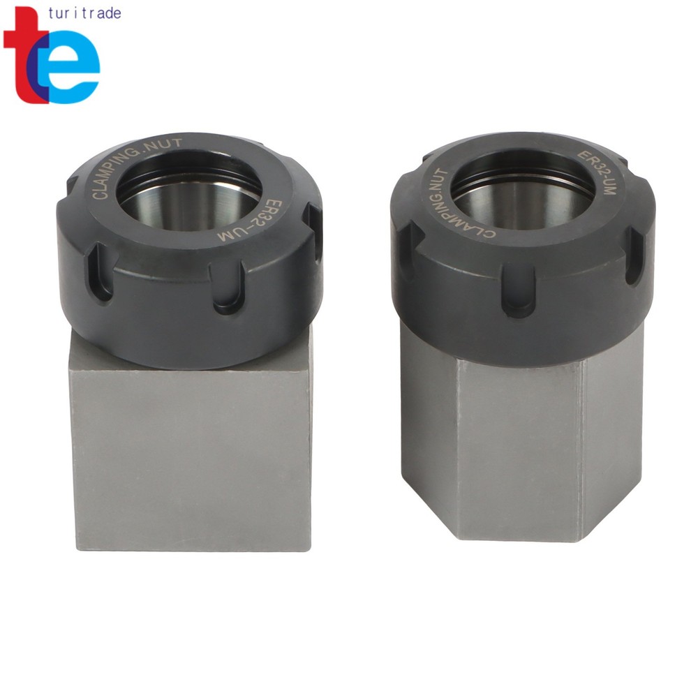 1 piece ER32 Collet Block Spring Hex & Square Chuck Holder Set For CNC Machine