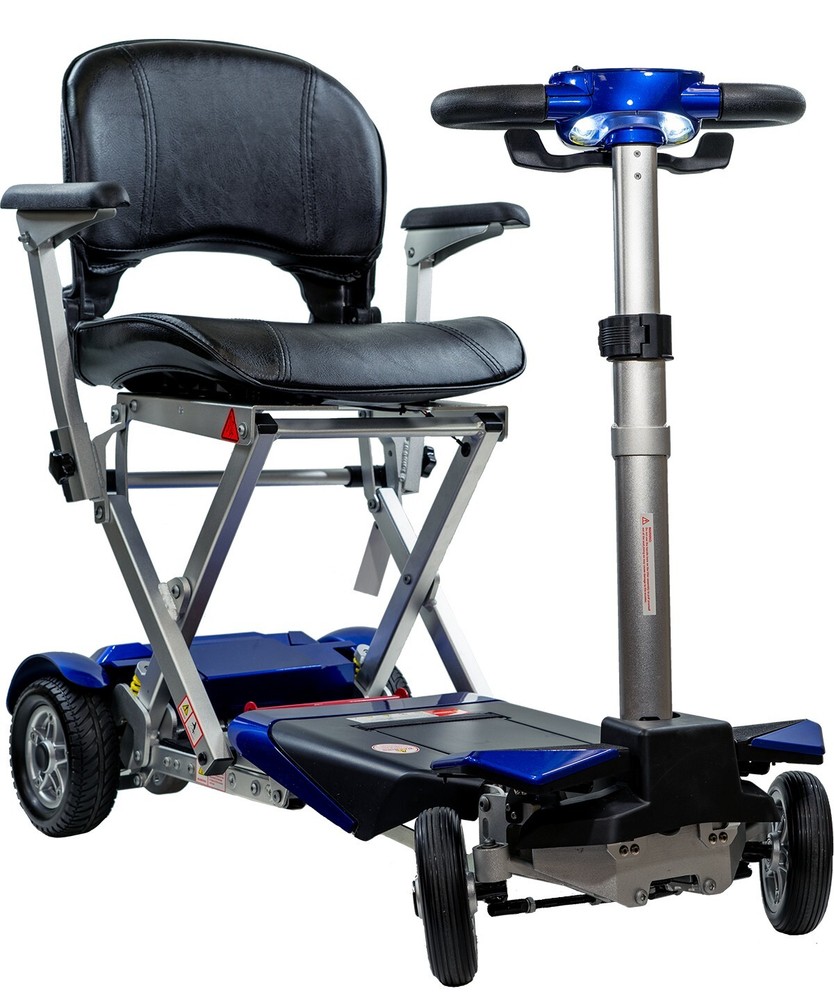 Enhance Mobility Transformer 2 Automatic Folding Mobility Scooter - BLUE
