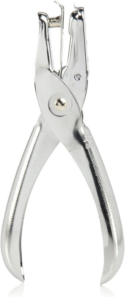 Swingline Chrome 1 Hole Punch - 5 Sheet Capacity, Durable and Compact Design