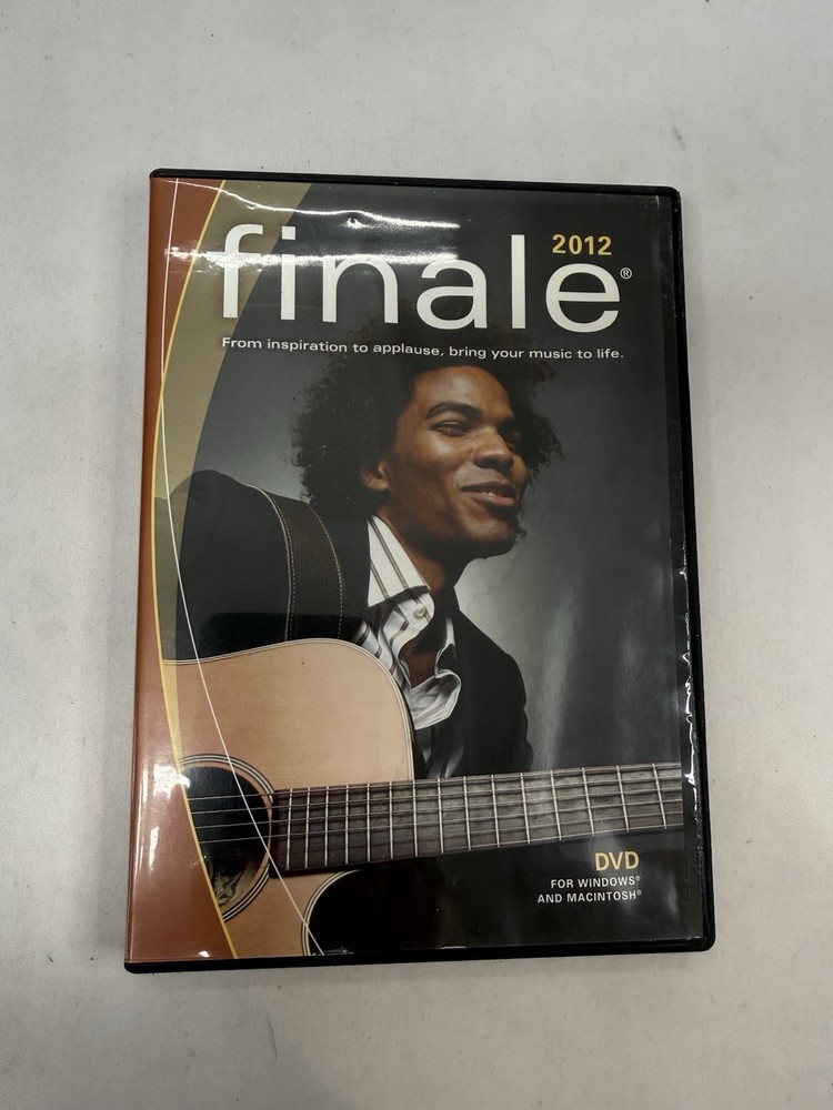 MakeMusic Finale 2012 Music Notation for Windows & Mac DVD - Read Description!