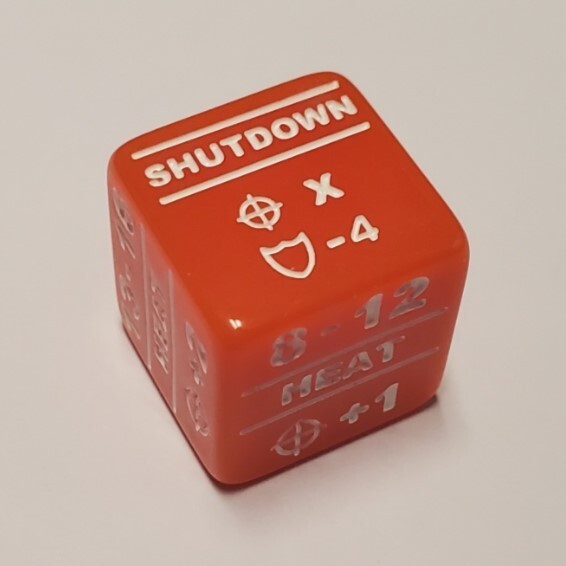 Battletech Stats Modifier Dice Full 30 Dice Bundle: Movement, Heat & Special
