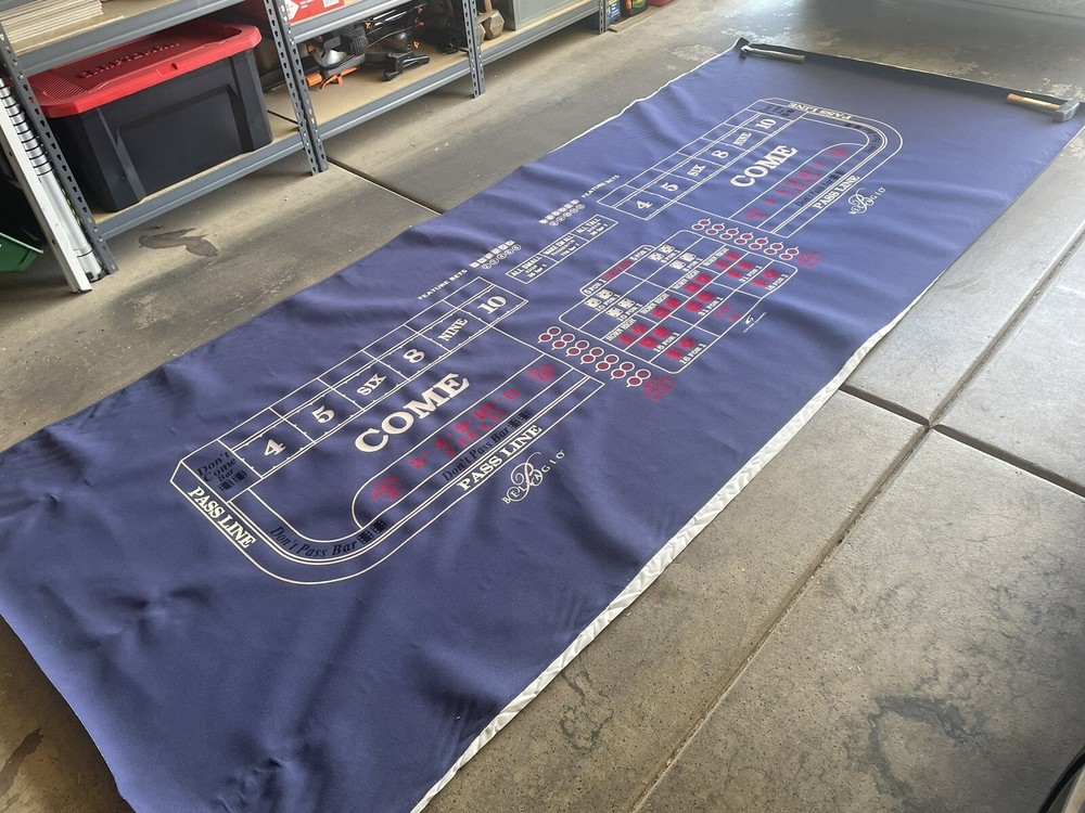 FULL-SIZE, Uncut, Brand New craps table layout