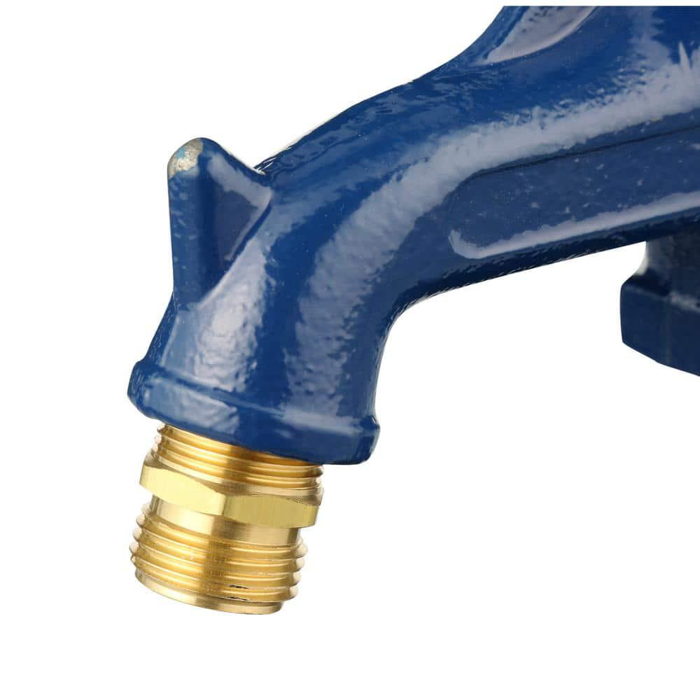 Frost-Proof Yard Hydrant Complete Head Assembly Replacement Part Blue 1 in. NPT