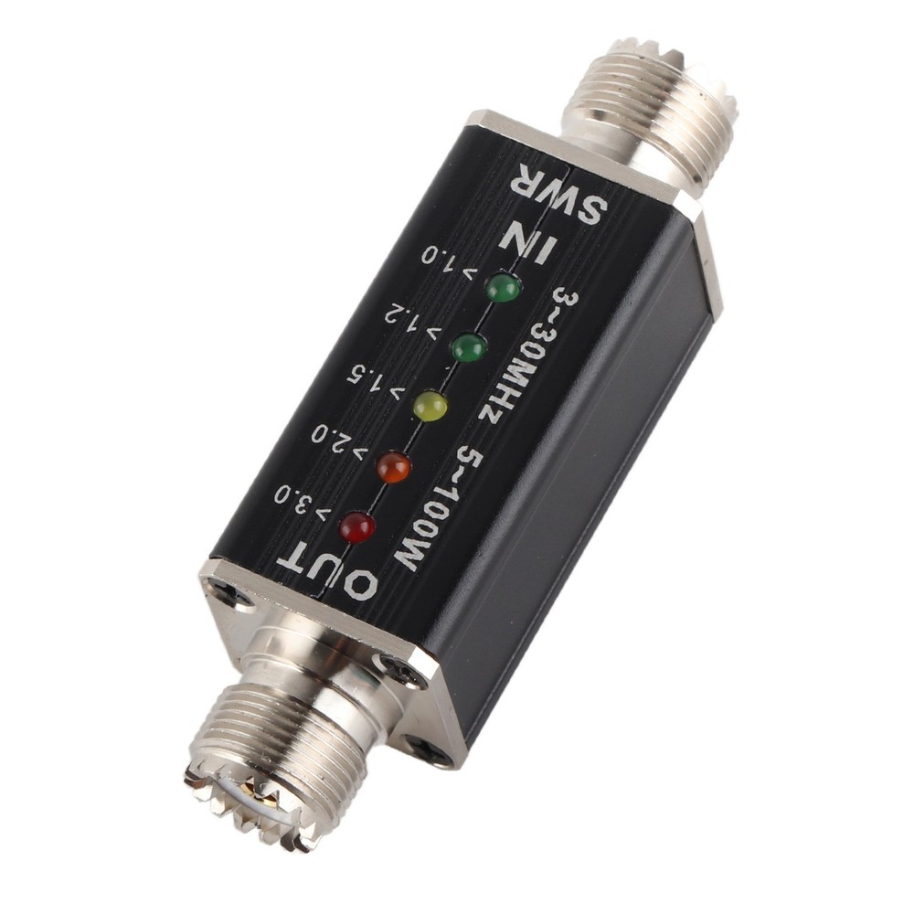 5‑100W Standing Wave Meter Mini Shortwave LED Indicator SWR Meter For Antenna