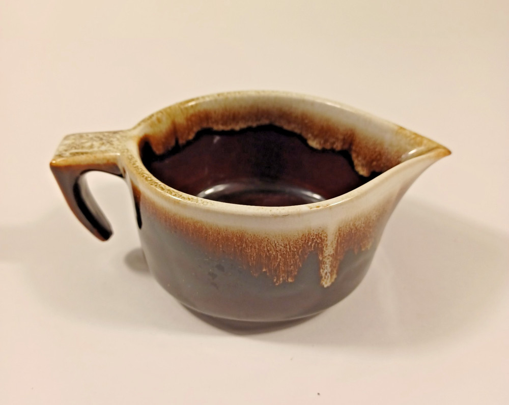 Pfaltzgraff Glazed Brown Creamer #24
