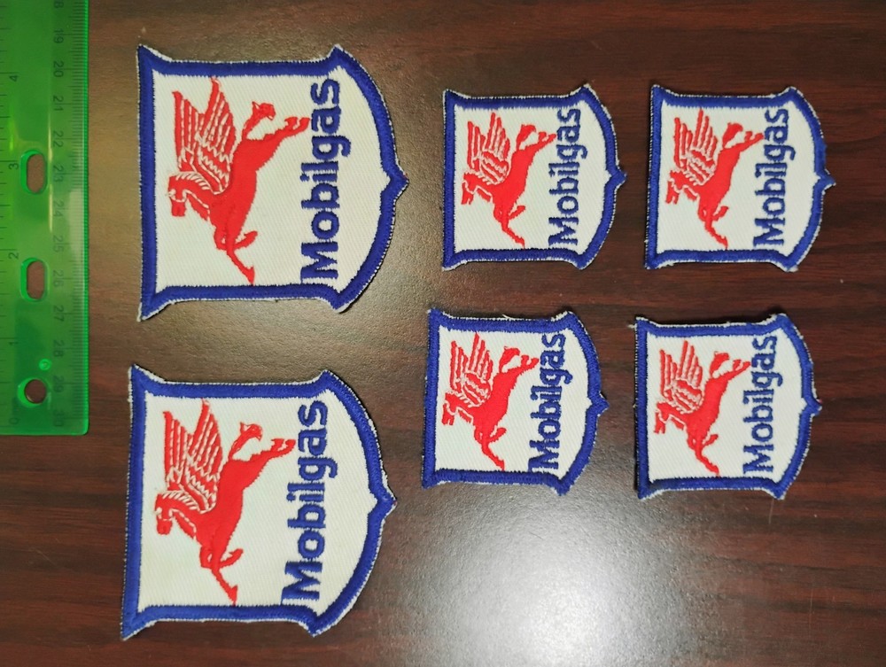 Mobiloil (6) Pc. Patch Set Nos