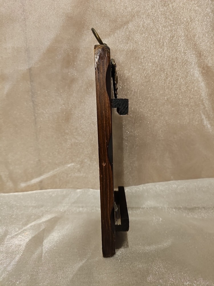 Vintage Wall Hanging Small Note Pad Holder W/Eagle 9"x4"