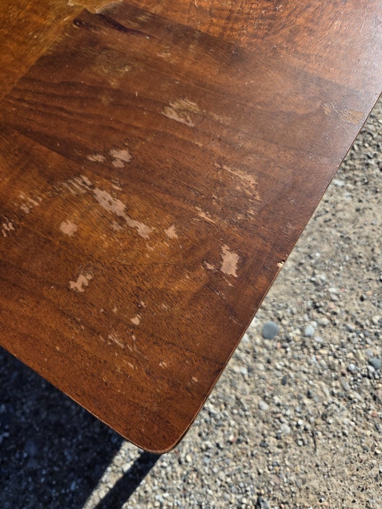 One Mid-century Mersman ( 1950s-1970s ) step-up side table solid wood.