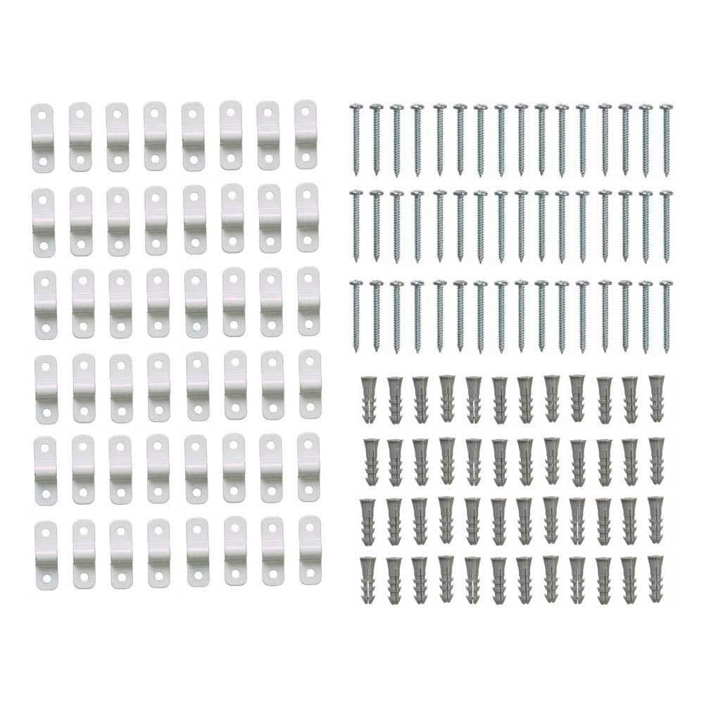 Metal Shelf Clips for Wire Shelving (48-pack)
