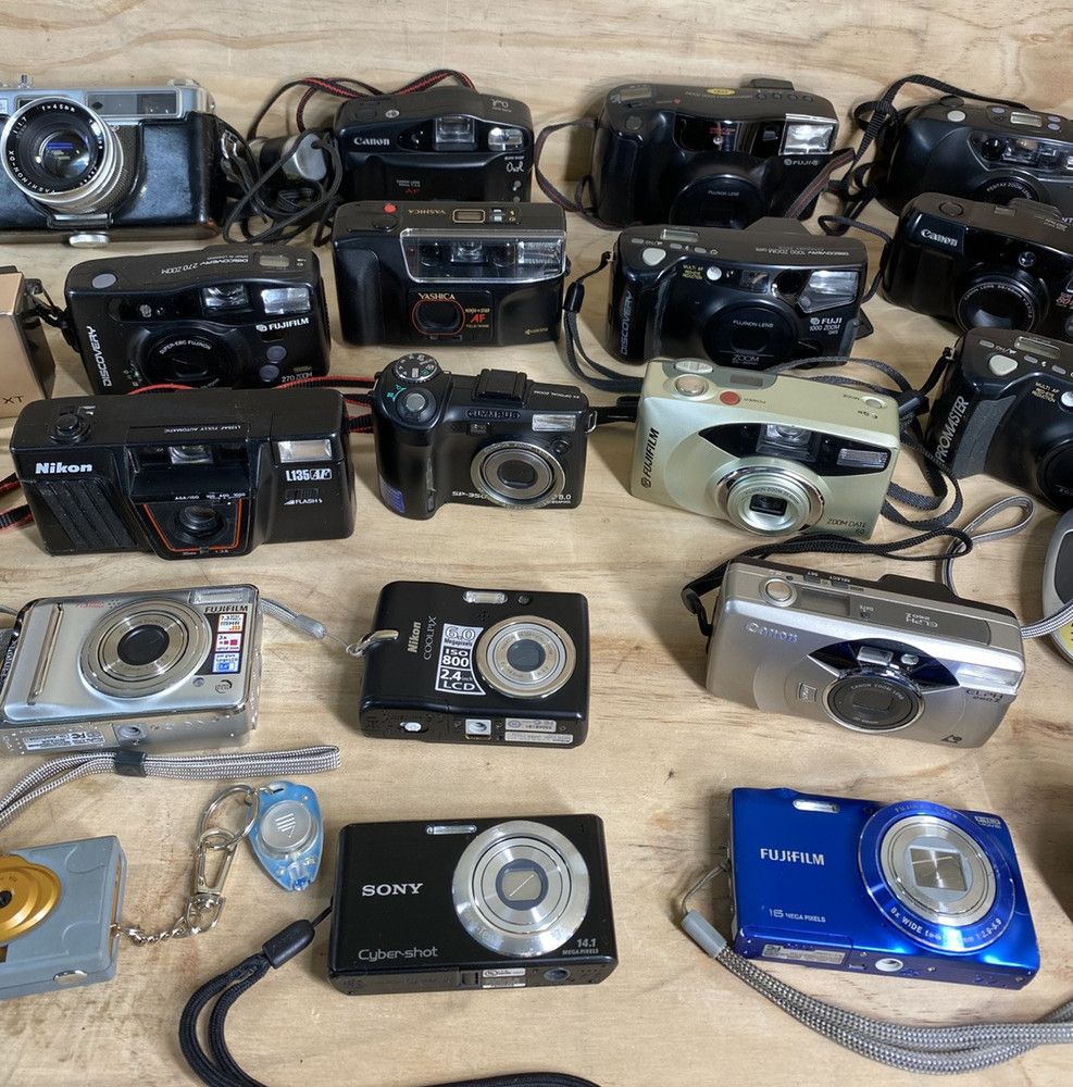 Vintage Camera Collection LOT of 25 Untested