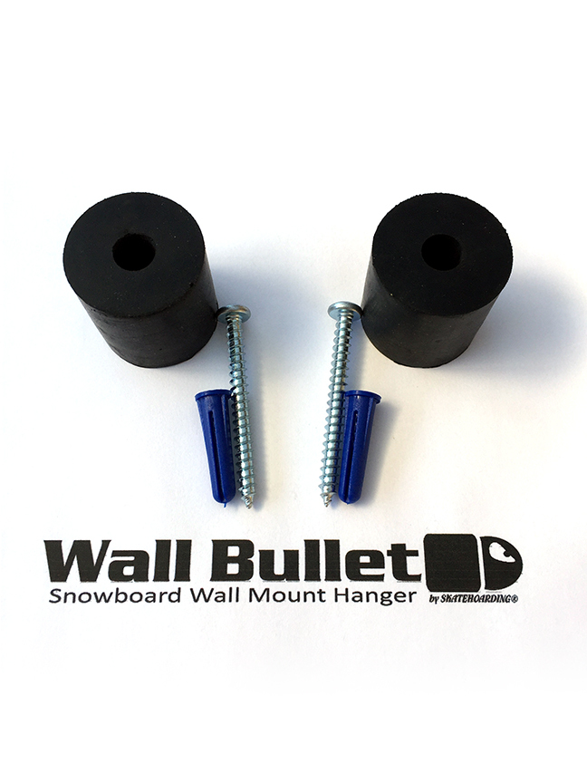 8-Pack Wall Bullet Snowboard Wall Mount Storage Hanger Lib Tech Rome Capita GNU