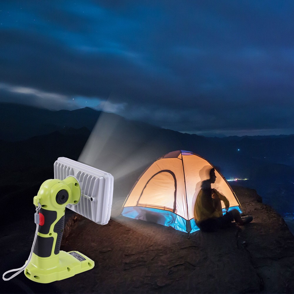 For Ryobi ONE Battery 18V LED Lighting Work Light Flashlight Spotlight Equipment