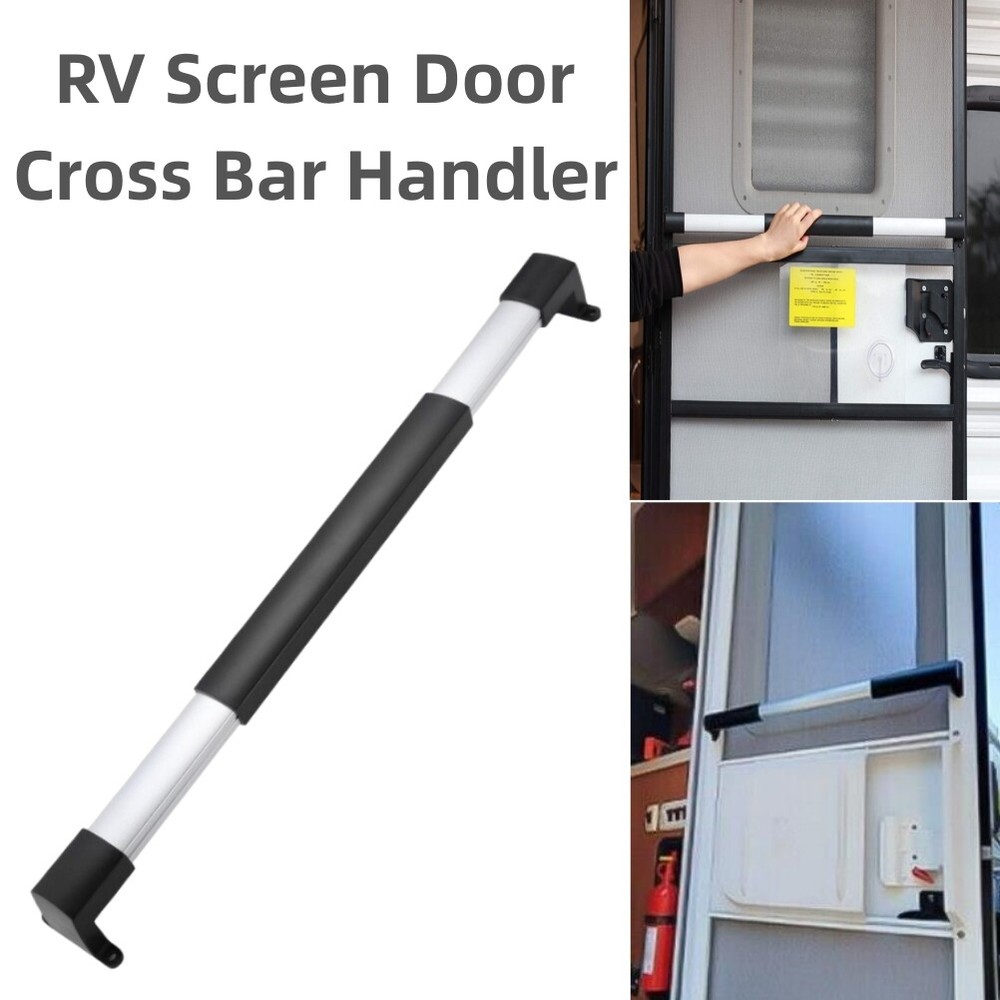 For RV Adjustable Grab Handle Camper Trailer Universal Screen Door Cross Bar