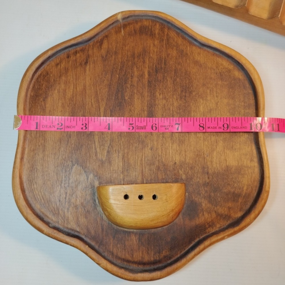 Wooden Hand Carved String Guitar *No Strings *Chip