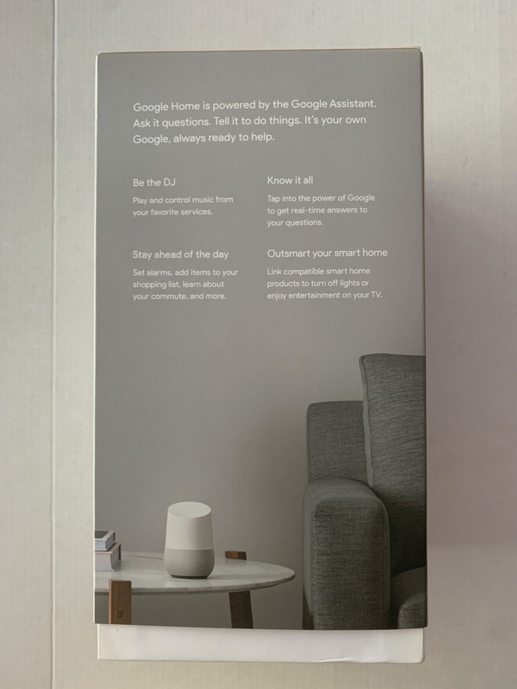 Google Home Smart Assistant - White Slate (US)