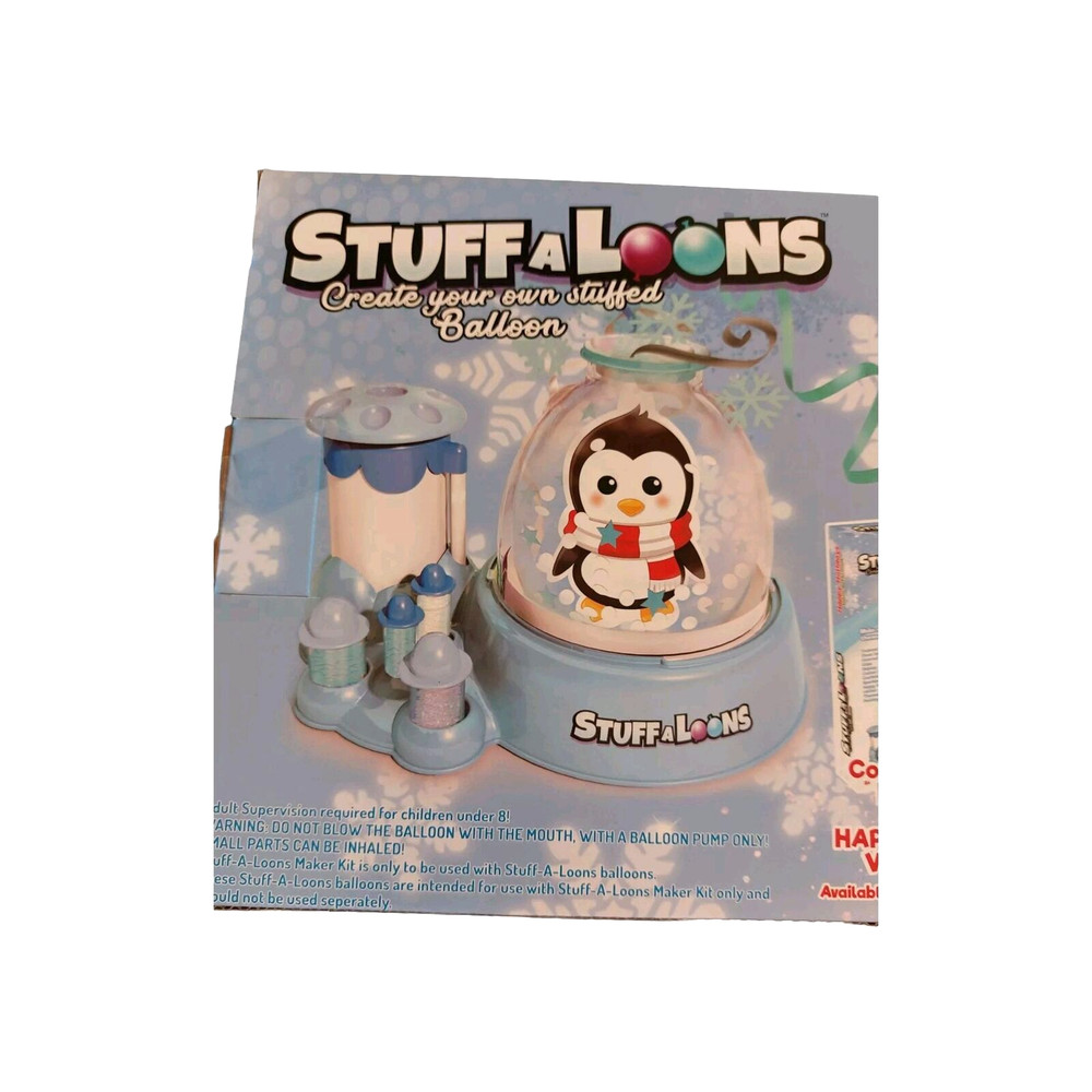 StuffALoons Snowglobe Maker Value Kit "Penguin" Create Your Own Stuffed Balloons