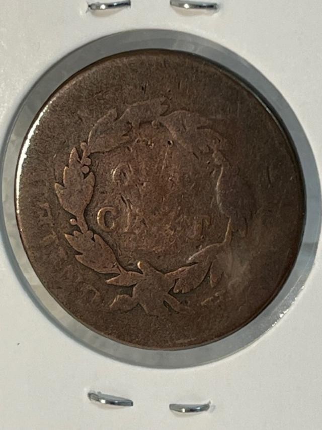 1818 Coronet Head Large Cent G+ Details