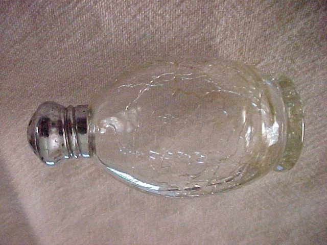 Small Shaker Bottle 2 1/2 " , 1" Bottom Crackle Look