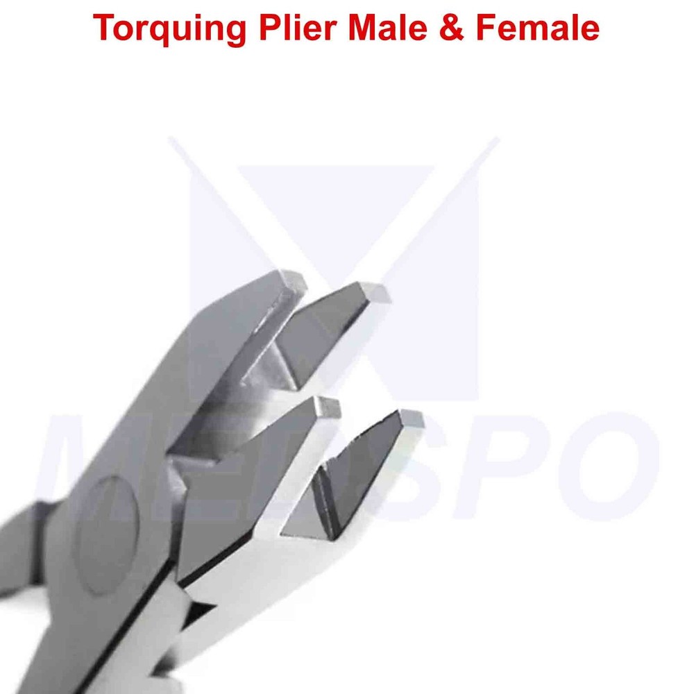 Orthodontic Torque Clench Pliers Dental Archwire Bending Adjustment Instruments