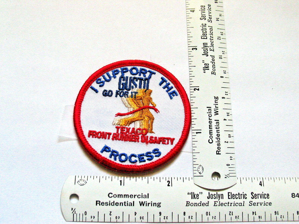 Texaco Vintage Oil  Patch _  Front Runner In Safety
