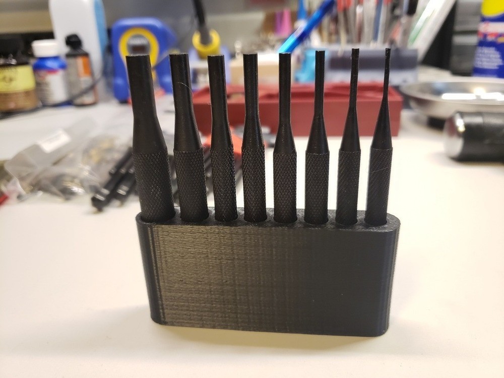 Holder for Harbor Freight 8pc Pin Punch Set