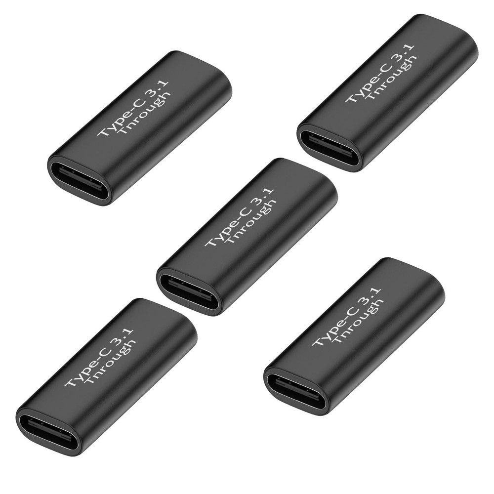 Pastall 5 Pack USB C Female to Adapter.Usbc Extender.USBC Coupler...