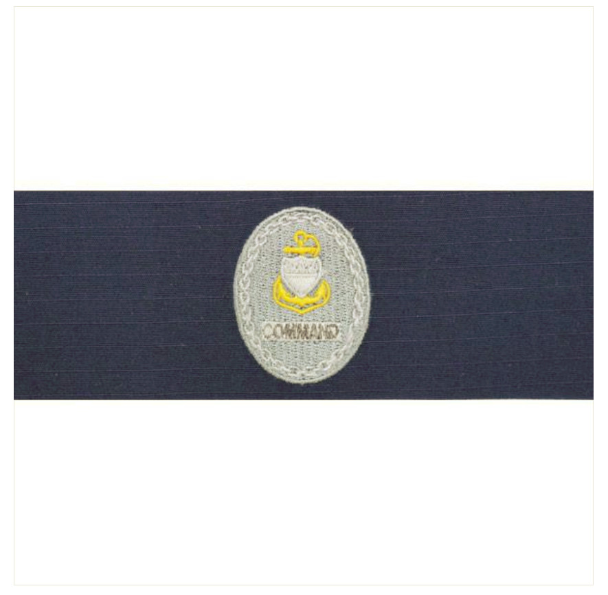 Vanguard COAST GUARD BADGE: ENLISTED ADVISOR E7 COMMAND: RIPSTOP FABRIC