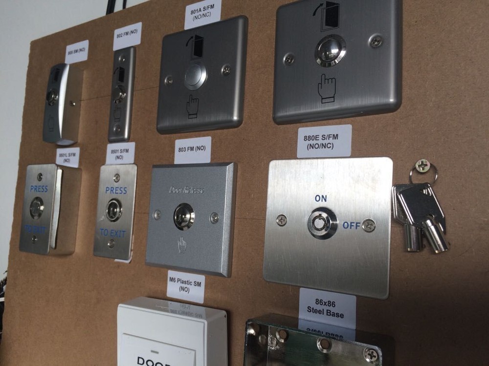 Door Exit Push Release Button S/S Switch Panel Normally Open