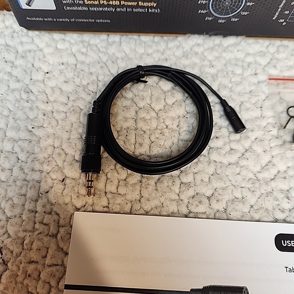 Senal OLM-2 Lavalier Microphone with 3.5mm Locking Connector for Sennheiser NEW
