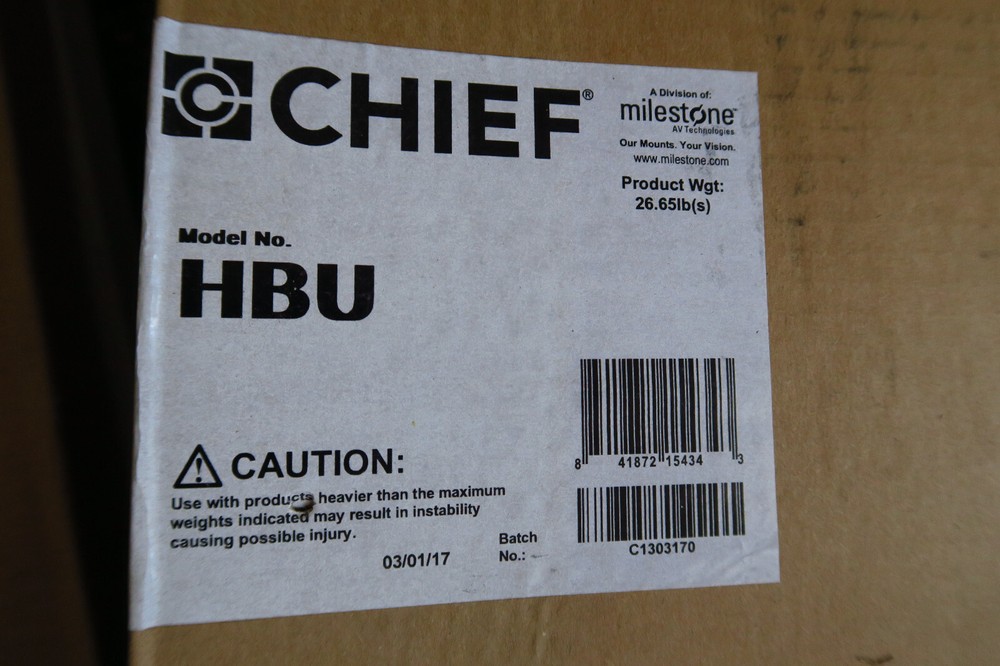 Chief HBU Heavy Duty VCM Universal Interface Bracket