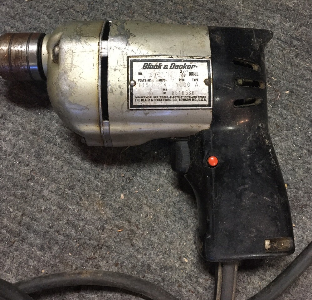 1966 Black and Decker 3/8” Drill
