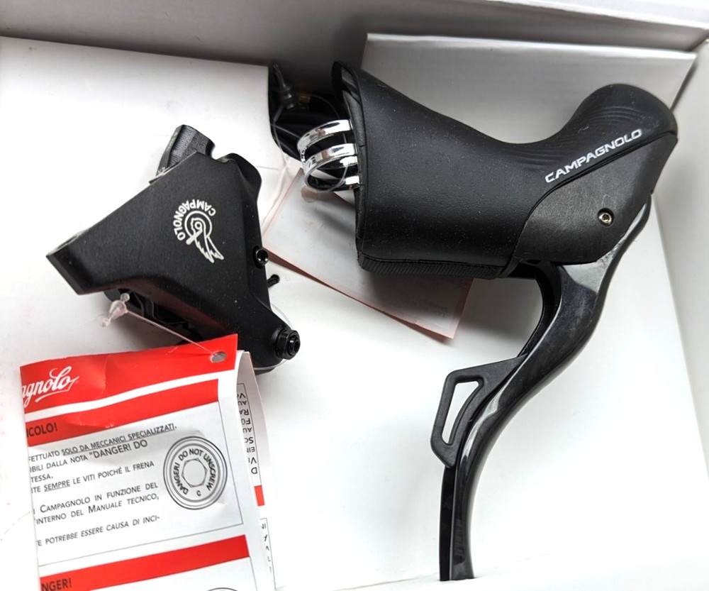 Campagnolo Super Record EPS right Electronic Shift Lever & Front Flat-Mount 160