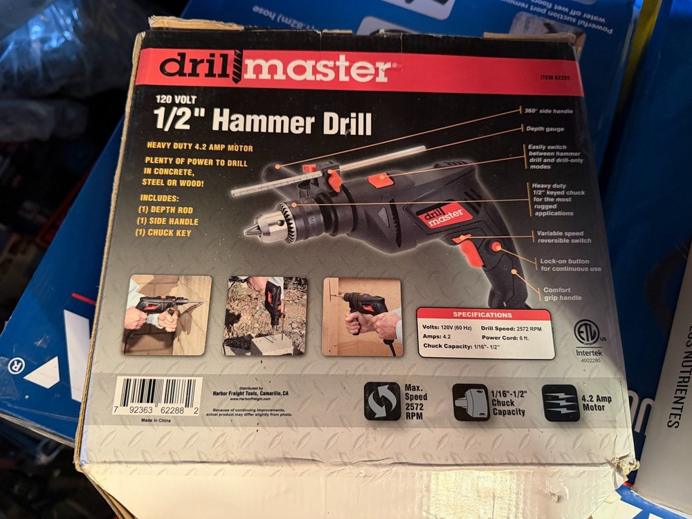 dril master 1/2 hummer drill 62288