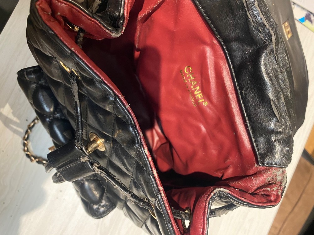 Authentic CHANEL Duma Black Backpack