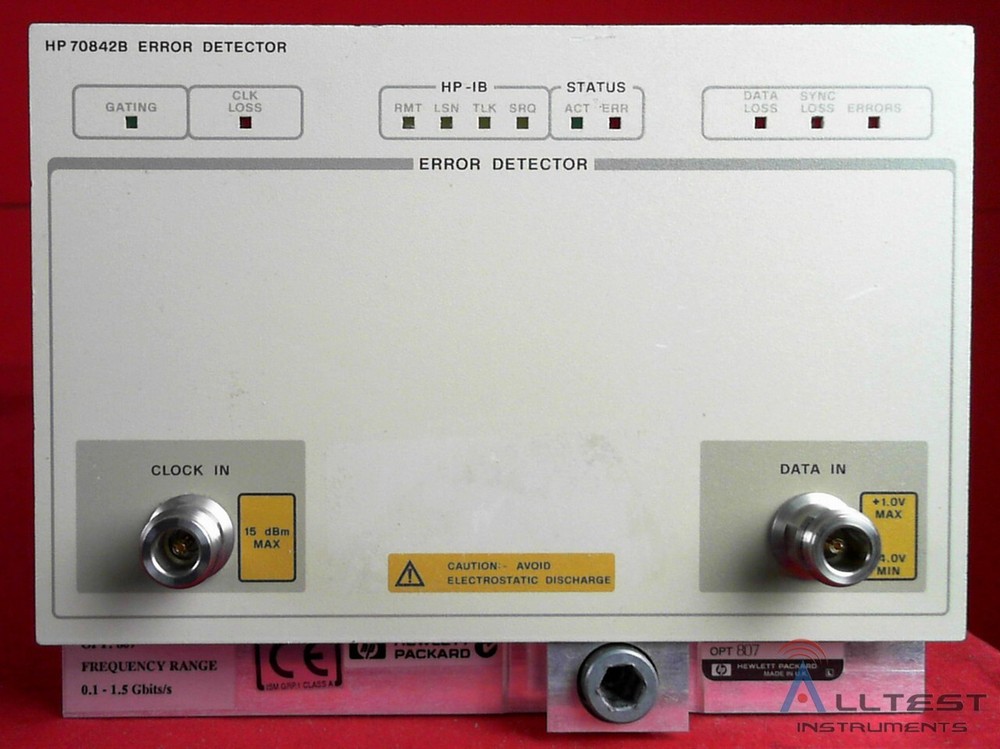 Agilent - Keysight 70842B -807 Error Detector Module (0778)