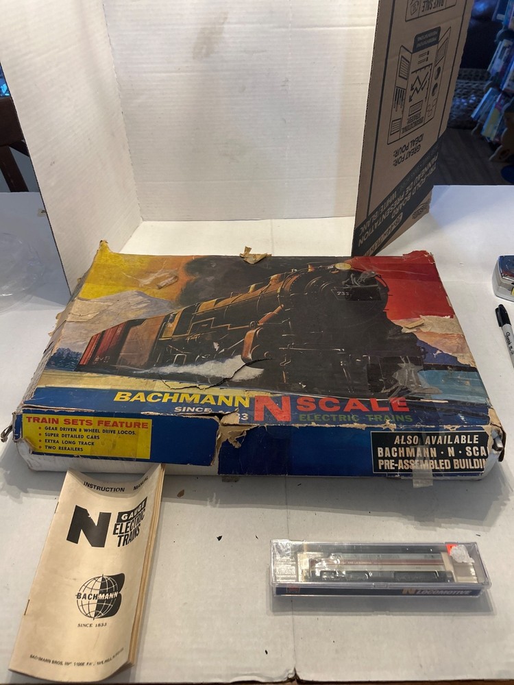 Bachmann N Scale Eletric Train Set 1960s - Replacement Train